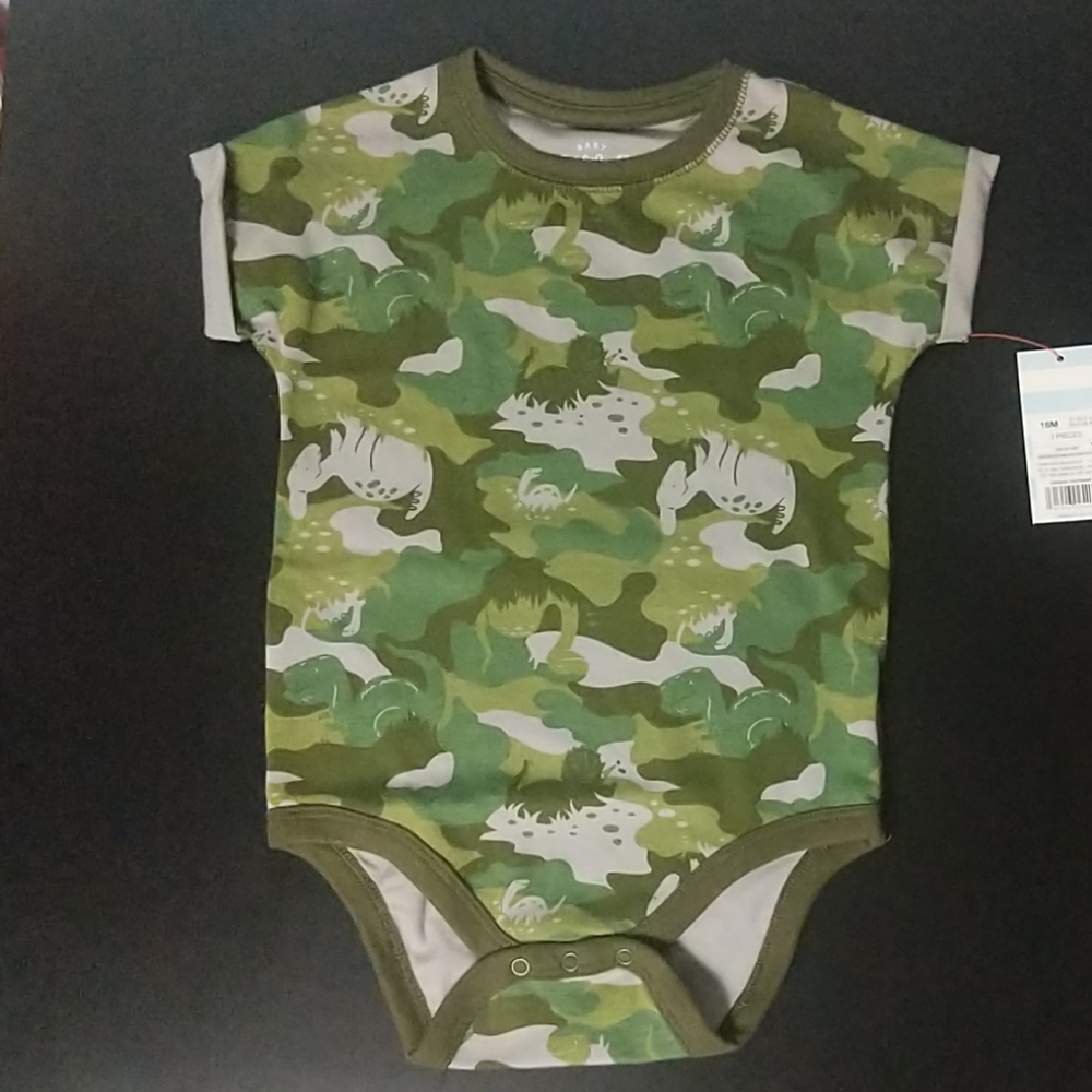 Dinosaur Camo Onesie 18m NWT